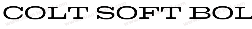 Colt Soft Bold字体转换